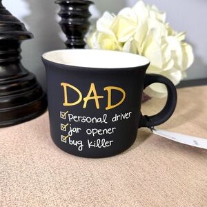 NWT DAD MUG Soft Touch Ceramic Mug